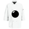 Button Chef Coat with Thermometer Pocket Thumbnail
