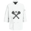 Button Chef Coat with Thermometer Pocket Thumbnail