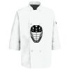 Button Chef Coat with Thermometer Pocket Thumbnail