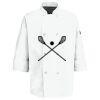 Button Chef Coat with Thermometer Pocket Thumbnail