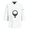 Button Chef Coat with Thermometer Pocket Thumbnail