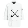 Button Chef Coat with Thermometer Pocket Thumbnail