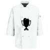 Button Chef Coat with Thermometer Pocket Thumbnail