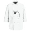 Button Chef Coat with Thermometer Pocket Thumbnail