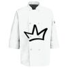 Button Chef Coat with Thermometer Pocket Thumbnail
