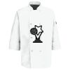 Button Chef Coat with Thermometer Pocket Thumbnail