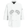 Button Chef Coat with Thermometer Pocket Thumbnail