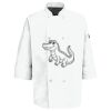 Button Chef Coat with Thermometer Pocket Thumbnail