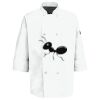 Button Chef Coat with Thermometer Pocket Thumbnail