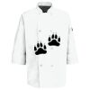 Button Chef Coat with Thermometer Pocket Thumbnail