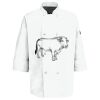 Button Chef Coat with Thermometer Pocket Thumbnail