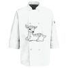 Button Chef Coat with Thermometer Pocket Thumbnail