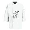 Button Chef Coat with Thermometer Pocket Thumbnail