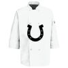 Button Chef Coat with Thermometer Pocket Thumbnail