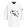 Button Chef Coat with Thermometer Pocket Thumbnail