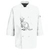 Button Chef Coat with Thermometer Pocket Thumbnail