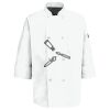 Button Chef Coat with Thermometer Pocket Thumbnail