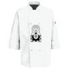 Button Chef Coat with Thermometer Pocket Thumbnail