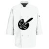 Button Chef Coat with Thermometer Pocket Thumbnail