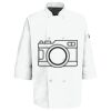 Button Chef Coat with Thermometer Pocket Thumbnail