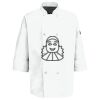Button Chef Coat with Thermometer Pocket Thumbnail