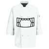 Button Chef Coat with Thermometer Pocket Thumbnail