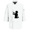 Button Chef Coat with Thermometer Pocket Thumbnail