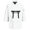 Button Chef Coat with Thermometer Pocket Thumbnail