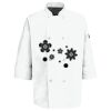 Button Chef Coat with Thermometer Pocket Thumbnail