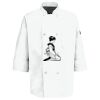 Button Chef Coat with Thermometer Pocket Thumbnail