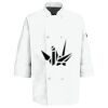 Button Chef Coat with Thermometer Pocket Thumbnail