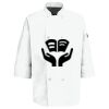 Button Chef Coat with Thermometer Pocket Thumbnail