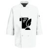 Button Chef Coat with Thermometer Pocket Thumbnail