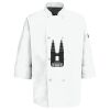 Button Chef Coat with Thermometer Pocket Thumbnail