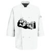 Button Chef Coat with Thermometer Pocket Thumbnail