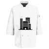 Button Chef Coat with Thermometer Pocket Thumbnail