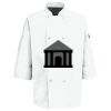 Button Chef Coat with Thermometer Pocket Thumbnail