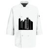 Button Chef Coat with Thermometer Pocket Thumbnail