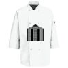 Button Chef Coat with Thermometer Pocket Thumbnail