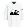 Button Chef Coat with Thermometer Pocket Thumbnail