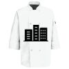 Button Chef Coat with Thermometer Pocket Thumbnail