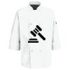 Button Chef Coat with Thermometer Pocket Thumbnail
