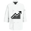 Button Chef Coat with Thermometer Pocket Thumbnail