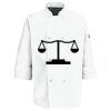 Button Chef Coat with Thermometer Pocket Thumbnail