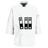 Button Chef Coat with Thermometer Pocket Thumbnail