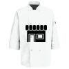 Button Chef Coat with Thermometer Pocket Thumbnail