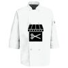 Button Chef Coat with Thermometer Pocket Thumbnail