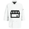 Button Chef Coat with Thermometer Pocket Thumbnail