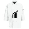 Button Chef Coat with Thermometer Pocket Thumbnail
