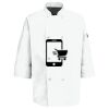 Button Chef Coat with Thermometer Pocket Thumbnail